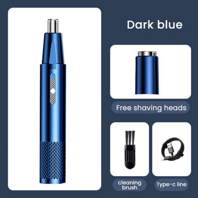 2 az 1-ben elektromos orrvágó hordozható orrszőrnyíró eszköz elektromos mini borotva orrszőrvágó USB újratölthető
