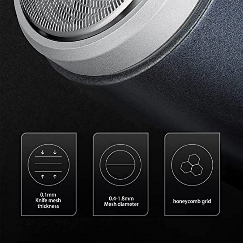 Elektriline meeste pardel Taskusuurusega mini-kaasaskantav pardel märg- ja kuivhabemenuga USB-taaslaetav pardel Lihtne ühe nupuvajutusega laadimine