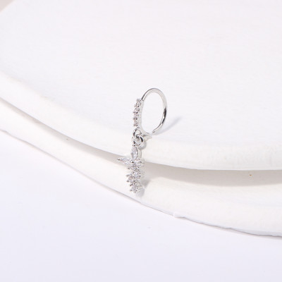 Nosne burme za žene Djevojke CZ Septum Piercing Clicker Helix Naušnice Hrskavica Tragus Seksi nakit za piercing nosa za žene Muškarci