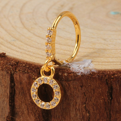 Karike za nos za žene CZ Crown privjesak Karike za nos 18K pozlaćeni piercing za nos Piercing za hrskavicu naušnice