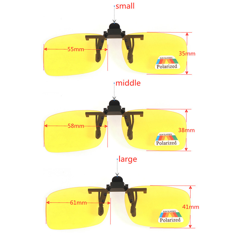 Ochelari de protecție pentru șofer de mașină, ochelari de soare polarizați, lentile de viziune nocturnă pentru conducere, accesorii interioare pentru ochelari de soare