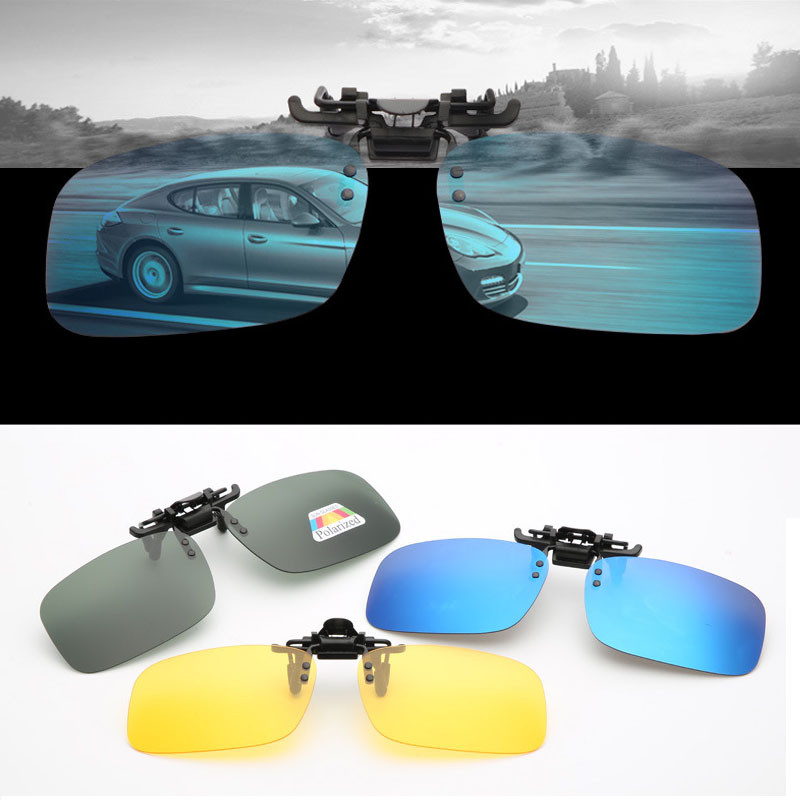Poliarizuoti akiniai nuo saulės susegami automobilio vairavimo akiniai trumparegystės akiniams 180° aukštyn nukreipti naktinio matymo akiniai, skirti daugumai žvejų
