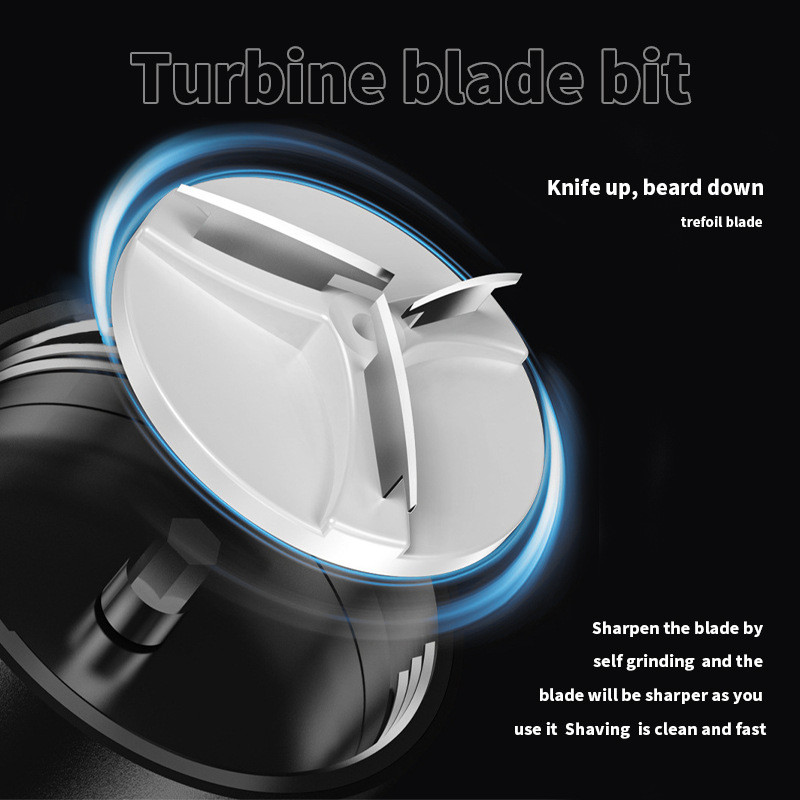 Mini kaasaskantav elektriline pardel meestele Laetav veekindel märg ja kuiv kaheotstarbeline näohabeme raseerimismasin habeme trimmer