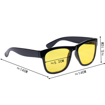 1PC Очила за водач против отблясъци за нощно виждане Мъжки очила за шофиране на открито с подобрена светлина Модни очила Автомобилни аксесоари
