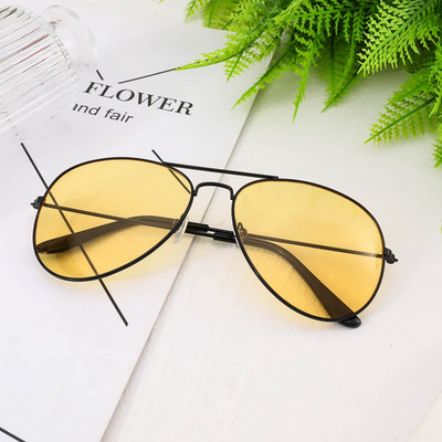 Ochelari de șofat Ochelari anti-orbire Ochelari de soare polarizați Ochelari de soare clasici de condus Ram din aliaj de aluminiu Ochelari de soare cu oglindă anti UV