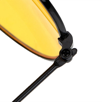 Нови очила за нощно виждане Мъжки шофиращи жълти лещи Дамски слънчеви очила Класически слънчеви очила за водач