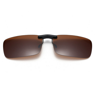 Ochelari de soare flip-up cu clips Ochelari de soare polarizați Ochelari de soare fără rame cu clemă metalică pentru ochelari prescripți Ochelari de șofat