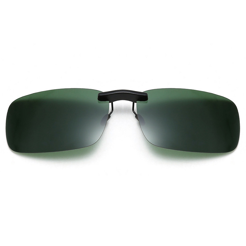 Ochelari de soare flip-up cu clips Ochelari de soare polarizați Ochelari de soare fără rame cu clemă metalică pentru ochelari prescripți Ochelari de șofat