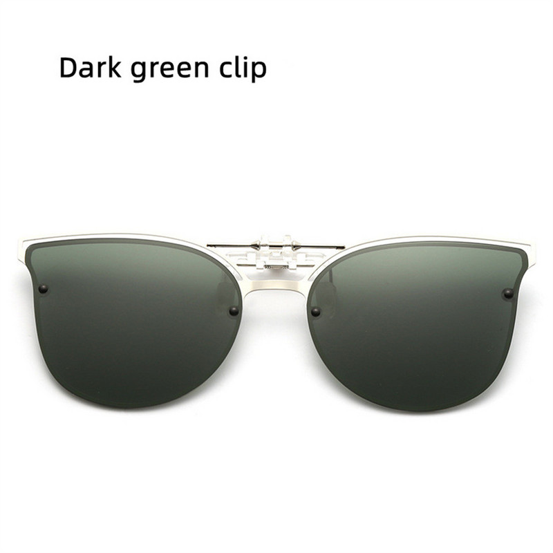 Unisex poliarizuotas klipas ant saulės akinių vairavimo naktinio matymo objektyvas Anti-UV spalvą keičiantis akiniai nuo saulės dviračių akinių segtukas