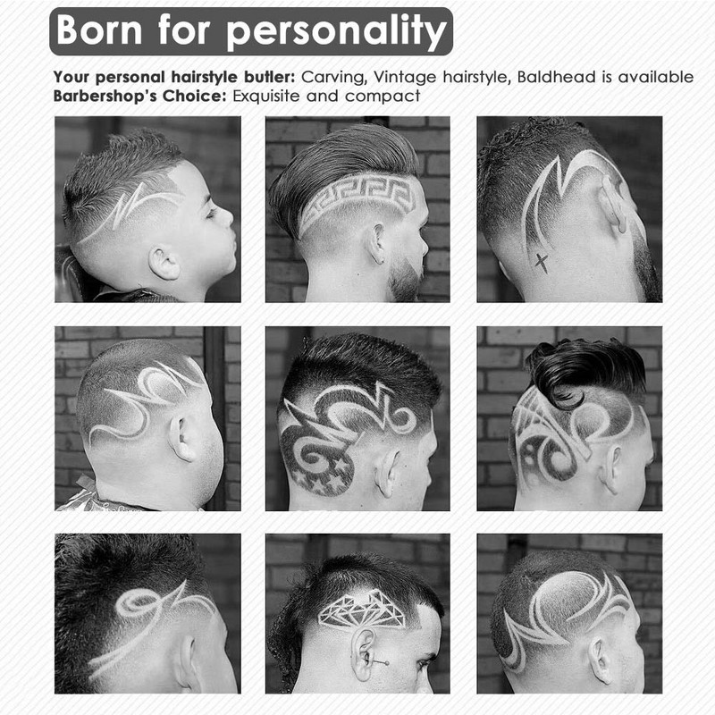 Trimer za kosu Brijač Šišanje Bežična mašina za šišanje Bežična mašina za šišanje Trimer za bradu Šišanje 0 mm Brijač Muškarci Brijanje