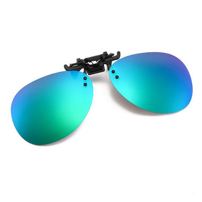 UV aizsardzības klipsis uz brillēm Sievietēm Vīriešu polarizēts saulessargs Saulesbrilles Paceļams Retro gradienta lēca Braukšanas brilles Aizsargbrilles