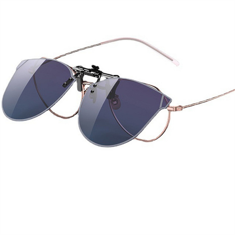 Apsaugos nuo UV spindulių segtukas ant akinių Moteriški Vyriški poliarizuoti skėčiai nuo saulės Akiniai aukštyn atverčiami retro gradiento lęšiai vairuojantys akiniai Apsauginiai akiniai