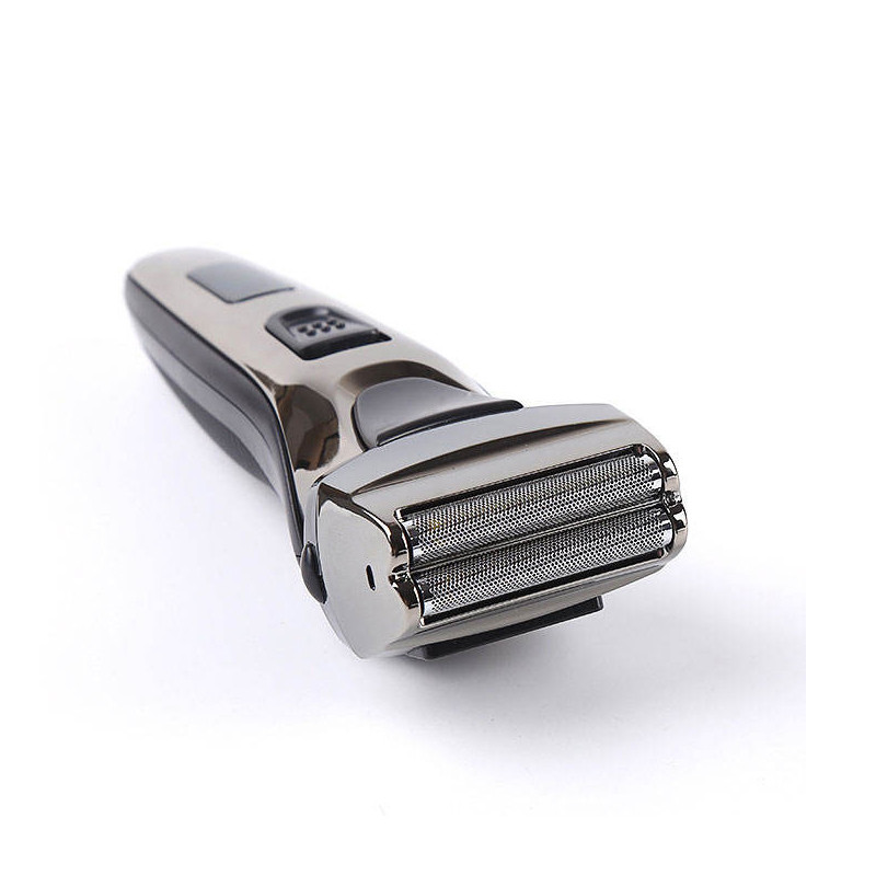 Aparat de ras electric pentru frumusețe Geemy GM-7726 original, aparat de ras electric reîncărcabil pentru bărbați, aparat de ras facial USB