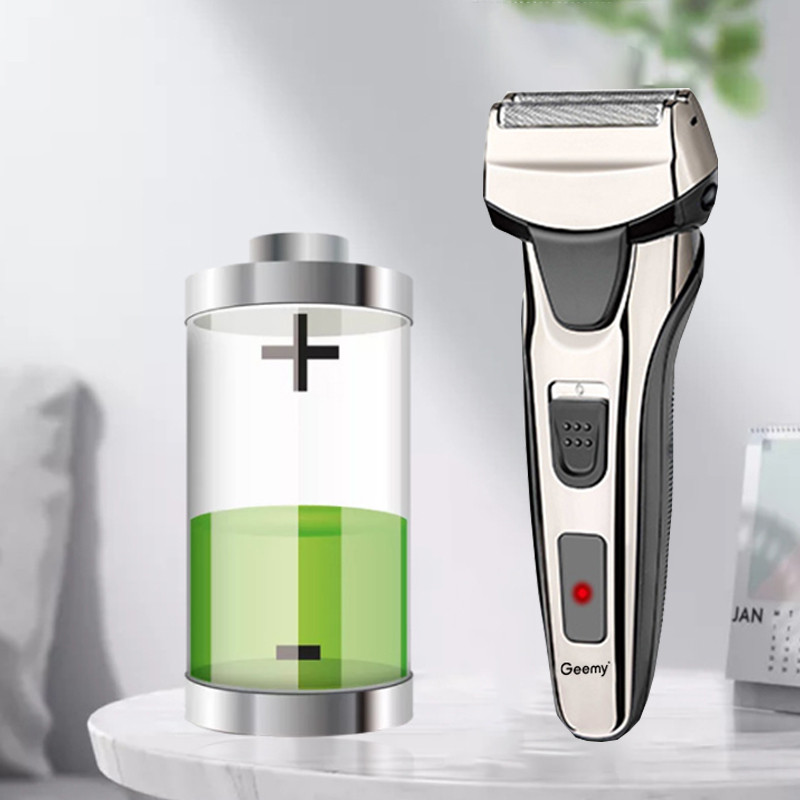 Aparat de ras electric pentru frumusețe Geemy GM-7726 original, aparat de ras electric reîncărcabil pentru bărbați, aparat de ras facial USB