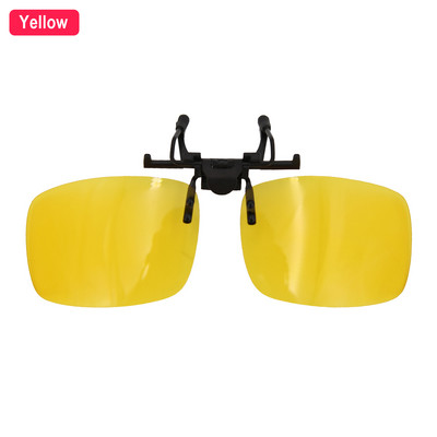 Γυαλιά οδήγησης αυτοκινήτου Anti-UVA UVB Polarized Sun Glasses Driving Night Vision Lens Clip on γυαλιά ηλίου Εσωτερικά αξεσουάρ ταξιδιού