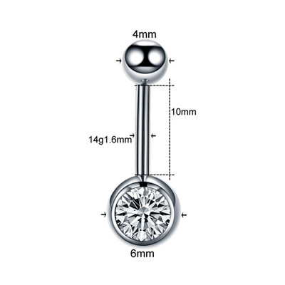 1 tk titaanist naba augustused, nabarõngad