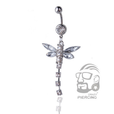 Pikad rippuvad nööbist rõngad Star Butterfly ripats, naba augustamine Ombligo Oreja 1,6*10 mm, Bohemia stiilis naistele