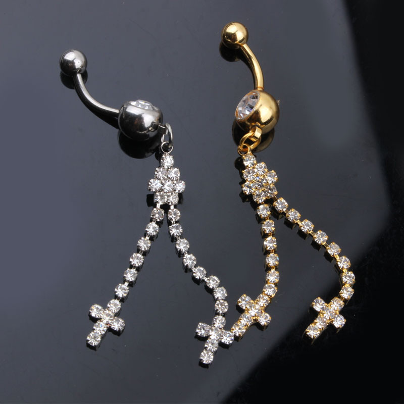 Pikad rippuvad nööbist rõngad Star Butterfly ripats, naba augustamine Ombligo Oreja 1,6*10 mm, Bohemia stiilis naistele