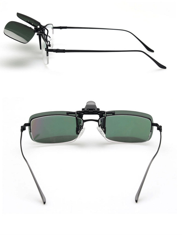1Pc Car Night Safety Driving Glasses Clip σε γυαλιά ηλίου για άνδρες Γυναικεία γυαλιά νυχτερινής όρασης Αντιθαμβωτικά γυαλιά οδήγησης γυαλιά ηλίου