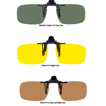 Driver γυαλιά ηλίου με κλιπ πόλωση ημέρας νυχτερινή όραση αναποδογυρισμένα γυαλιά οδήγησης Superlight Clip UV400 γυαλιά για εξωτερικό Unisex