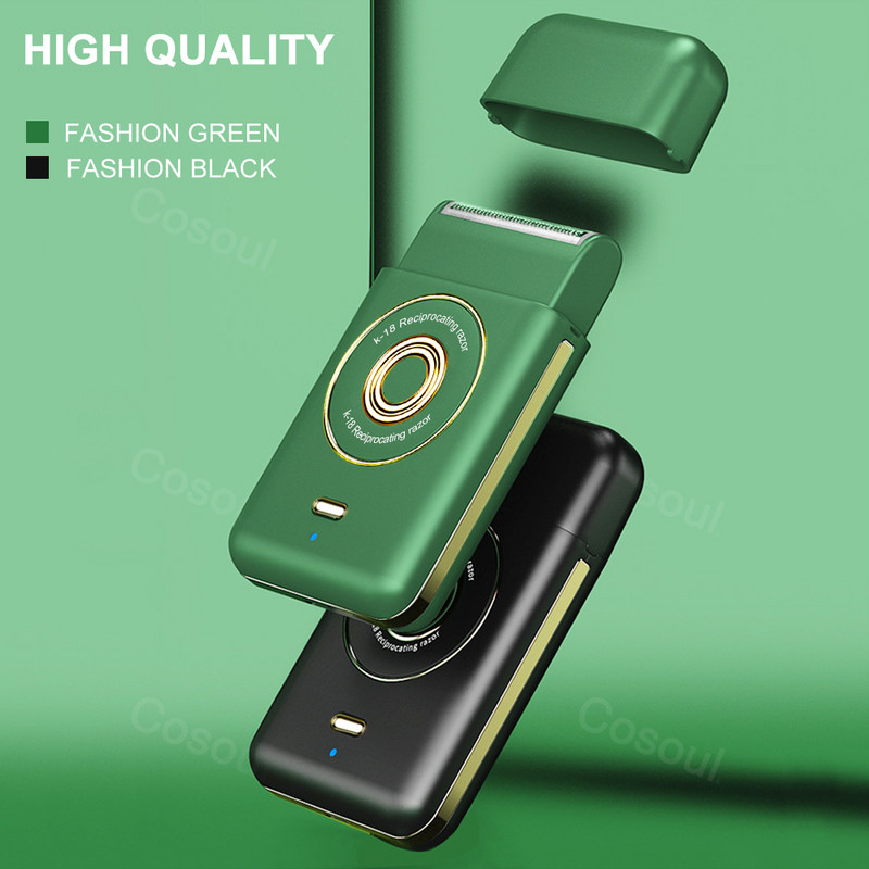 Elektrinis skustuvas vyrams barzdaskutė Nešiojama mini skutimosi mašinėlė Barzdos kirpimo mašinėlė Kelioninė skustuvas Little