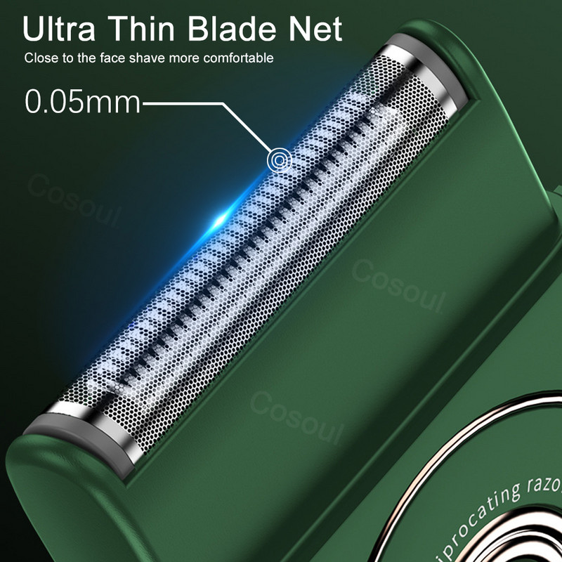 Elektrinis skustuvas vyrams barzdaskutė Nešiojama mini skutimosi mašinėlė Barzdos kirpimo mašinėlė Kelioninė skustuvas Little