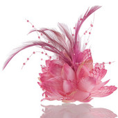 Charm Lotus καρφίτσες υφασμάτινες καρφίτσες λουλουδιών Χαριτωμένα αξεσουάρ μαλλιών Hairband για κορίτσια Φεστιβάλ Διακόσμηση