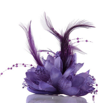 Charm Lotus καρφίτσες υφασμάτινες καρφίτσες λουλουδιών Χαριτωμένα αξεσουάρ μαλλιών Hairband για κορίτσια Φεστιβάλ Διακόσμηση