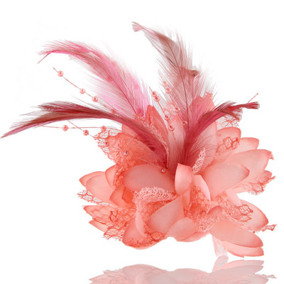 Charm Lotus καρφίτσες υφασμάτινες καρφίτσες λουλουδιών Χαριτωμένα αξεσουάρ μαλλιών Hairband για κορίτσια Φεστιβάλ Διακόσμηση