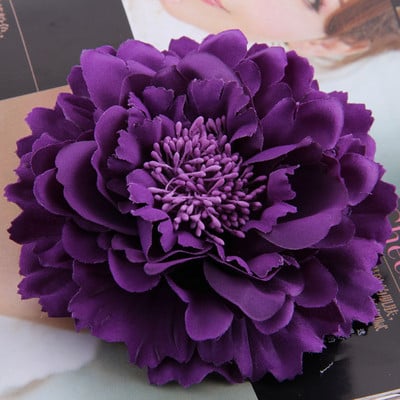 Γυναικεία αξεσουάρ μαλλιών Κλιπ ύφασμα πολύχρωμο Μεγάλο λουλούδι καρφίτσα μόδας για τσάντα Sunhat Καθημερινή διακόσμηση