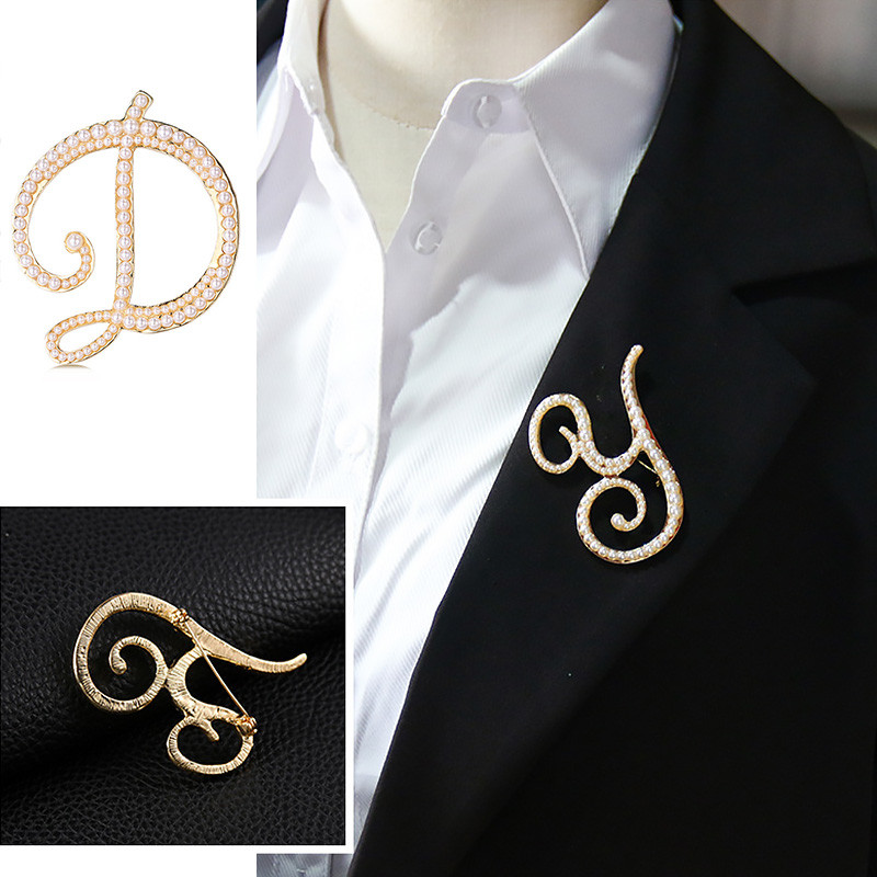 Modni biseri, engleska slova, broševi, luksuzni nakit, igle za kaput, reveri, ženski kardigan, kopča za šal, darovi za žene, dodaci