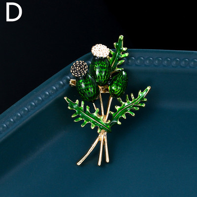 Modni broševi s bisernim cvijetom Elegantna žena Retro broševi s kamenčićima Igle Vjenčani nakit Odjevni dodaci