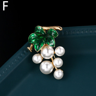 Modni broševi s bisernim cvijetom Elegantna žena Retro broševi s kamenčićima Igle Vjenčani nakit Odjevni dodaci