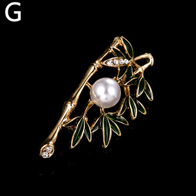 Modni broševi s bisernim cvijetom Elegantna žena Retro broševi s kamenčićima Igle Vjenčani nakit Odjevni dodaci