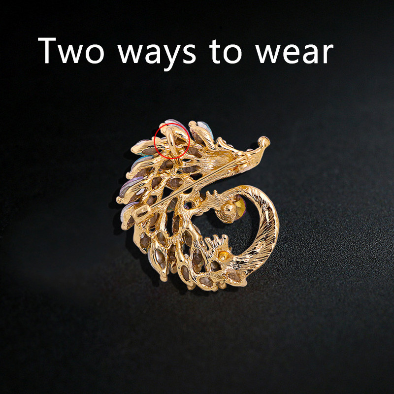 Nauji miela ežiuko sagė, madingi krištolo krištolinio emalio smeigtukai, skirti moterims, mergaitėms, gyvūnų papuošalų aksesuarai