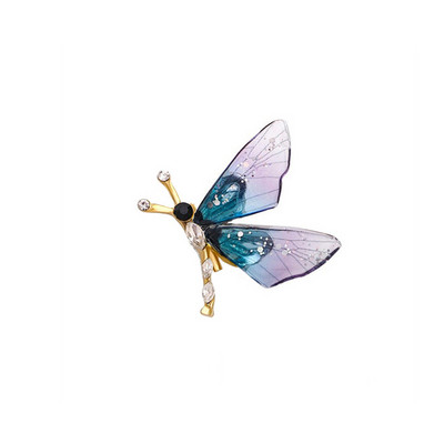 Modni vještački dijamant, kristalni vilin konjic, leptir, pčela, broš, ženski vintage, elegantni broš s kukcima, dodaci za kaput, pokloni
