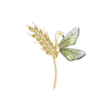 Modni vještački dijamant, kristalni vilin konjic, leptir, pčela, broš, ženski vintage, elegantni broš s kukcima, dodaci za kaput, pokloni