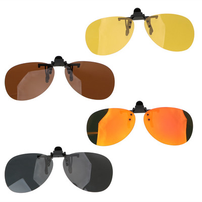 За мъже, жени поляризирани слънчеви очила, анти-UVA UVB очила за водач, слънчеви очила с щипка, шофиране на кола, обектив за нощно виждане