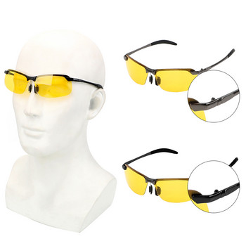 LEEPEE UV защитни очила Очила за водач на кола UV400 Очила за шофиране Поляризирани слънчеви очила Слънчеви очила за нощно виждане