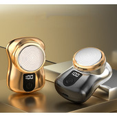 N0PF mini elektrinis skustuvas kišeninio dydžio skustuvai Nešiojami elektriniai skustuvai USB įkraunamas nešiojamas skustuvas Dovana tėvui vyrui