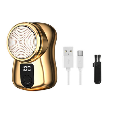 N0PF mini elektrinis skustuvas kišeninio dydžio skustuvai Nešiojami elektriniai skustuvai USB įkraunamas nešiojamas skustuvas Dovana tėvui vyrui