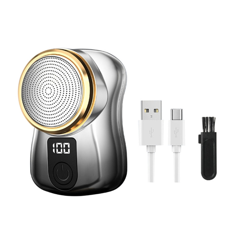 N0PF mini elektrinis skustuvas kišeninio dydžio skustuvai Nešiojami elektriniai skustuvai USB įkraunamas nešiojamas skustuvas Dovana tėvui vyrui