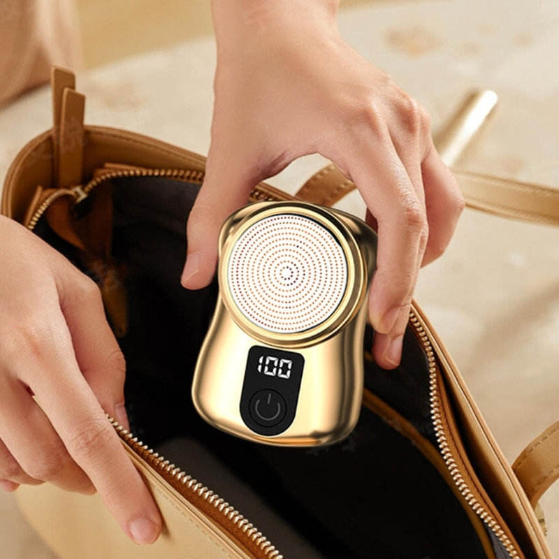 N0PF mini elektrinis skustuvas kišeninio dydžio skustuvai Nešiojami elektriniai skustuvai USB įkraunamas nešiojamas skustuvas Dovana tėvui vyrui