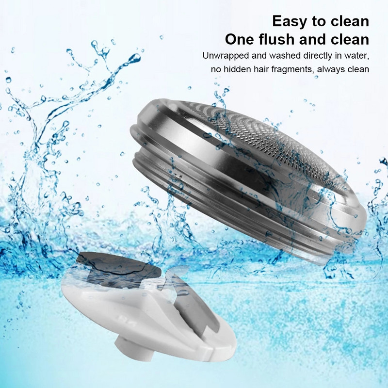 Ηλεκτρική ξυριστική μηχανή μεγέθους τσέπης Πλενόμενη επαναφορτιζόμενη αδιάβροχη μίνι φορητή μηχανή κοπής Δώρο για τον φίλο πατέρα