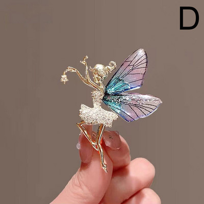 Брошки с перли и кристали за жени Модна игла Брошка Аксесоари за дрехи Роза Пеперуда Метални игли Бижута Сватбени подаръци