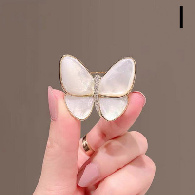 Брошки с перли и кристали за жени Модна игла Брошка Аксесоари за дрехи Роза Пеперуда Метални игли Бижута Сватбени подаръци