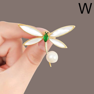 Брошки с перли и кристали за жени Модна игла Брошка Аксесоари за дрехи Роза Пеперуда Метални игли Бижута Сватбени подаръци