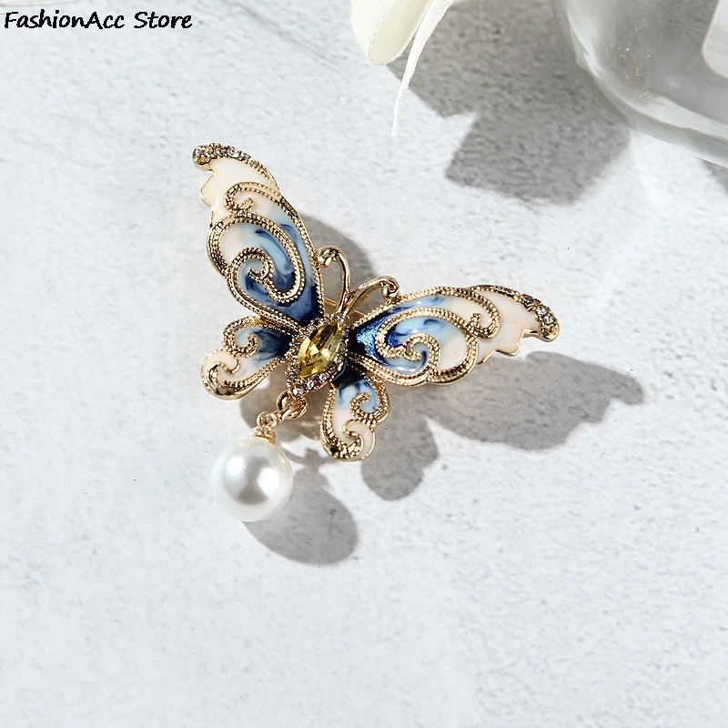 Κρυστάλλινες καρφίτσες πεταλούδα Υψηλής ποιότητας στρας Κρυστάλλινες καρφίτσες πεταλούδα καρφίτσες Γυναικεία κοσμήματα μόδας