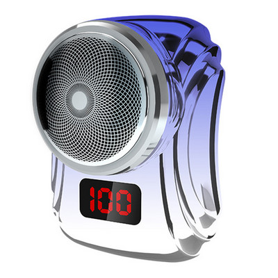 400 mA elektrinis skustuvas Nešiojamas mini girdimas barzdos skutimosi slankioji pjovimo galvutė Įkraunama peilių skustuvas vyrams