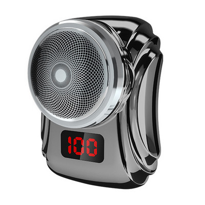 400 mA elektrinis skustuvas Nešiojamas mini girdimas barzdos skutimosi slankioji pjovimo galvutė Įkraunama peilių skustuvas vyrams